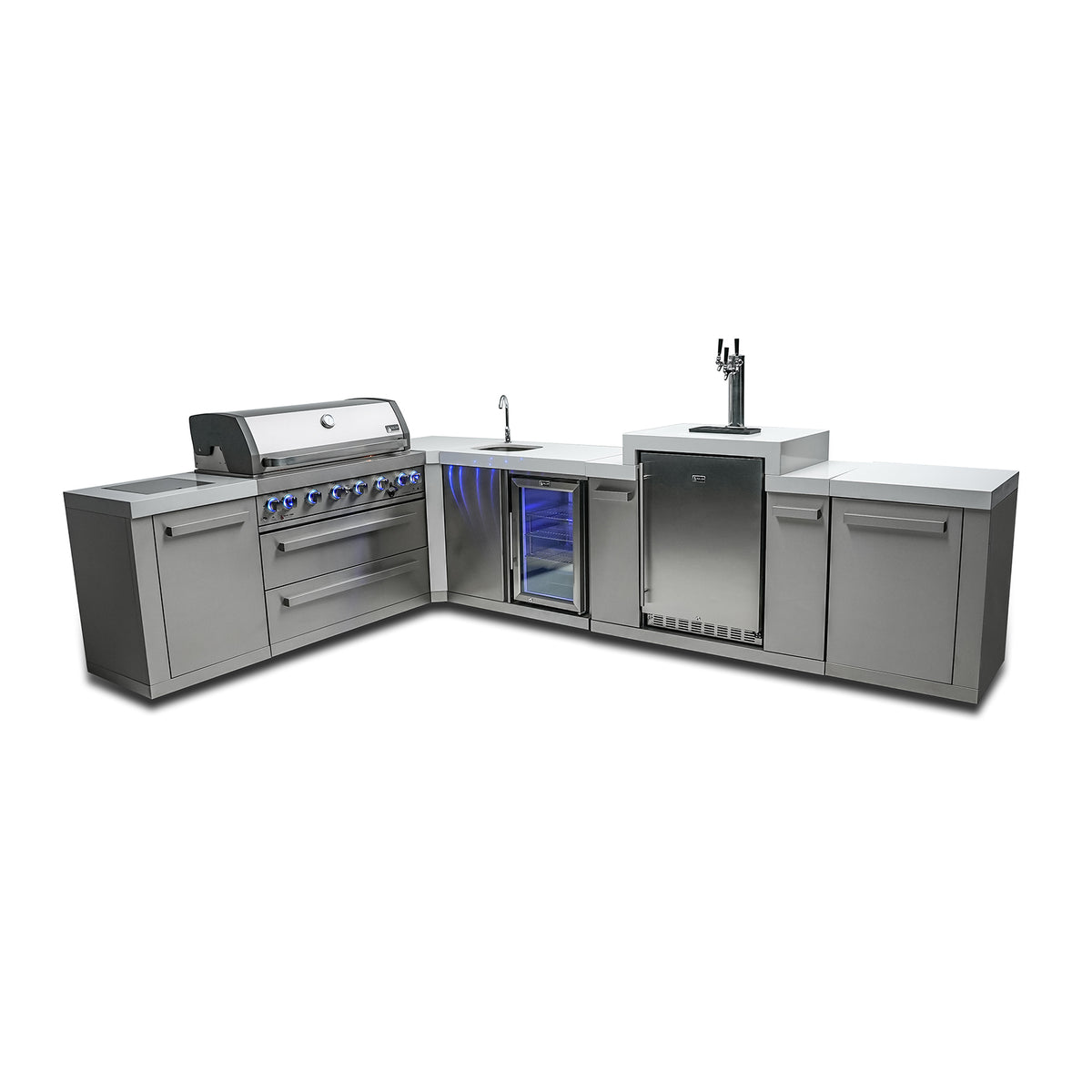 The Mont Alpi modular island system