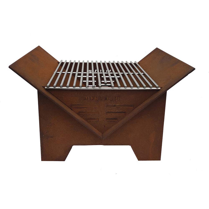 Mont Alpi Portable Fire Pit with Grill Grate