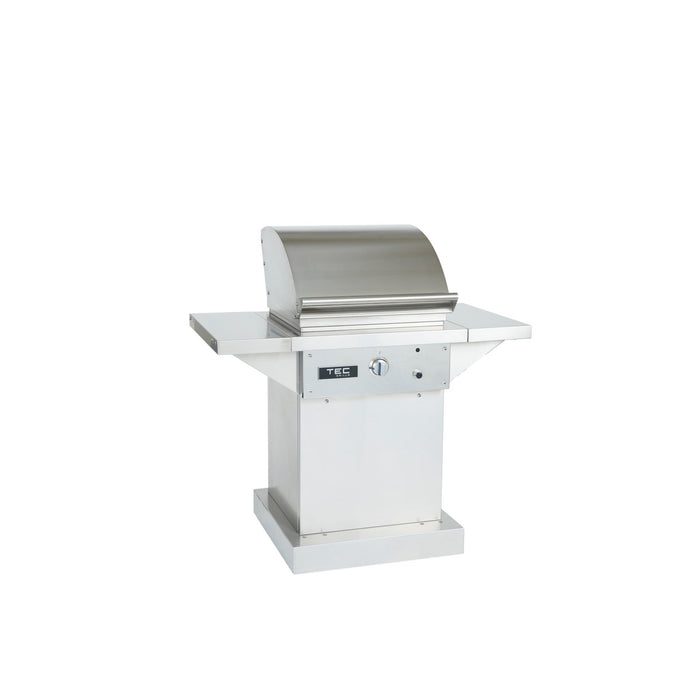 TEC Sterling Patio 1FR 26-Inch Infrared Gas Grill On Stainless Steel Pedestal