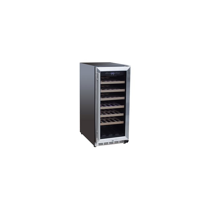 TrueFlame 15-Inch 3.2 Cu. Ft. Outdoor Rated Single Zone Wine Cooler (TF-RFR-15W)