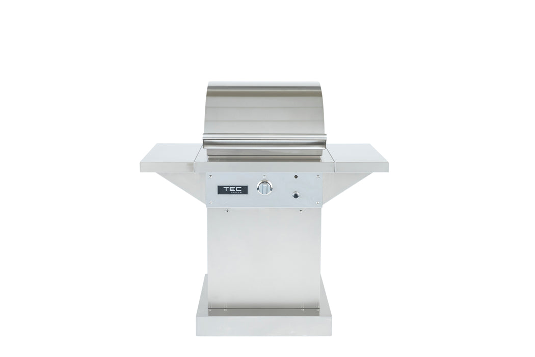 TEC Sterling Patio 1FR 26-Inch Infrared Gas Grill On Stainless Steel Pedestal