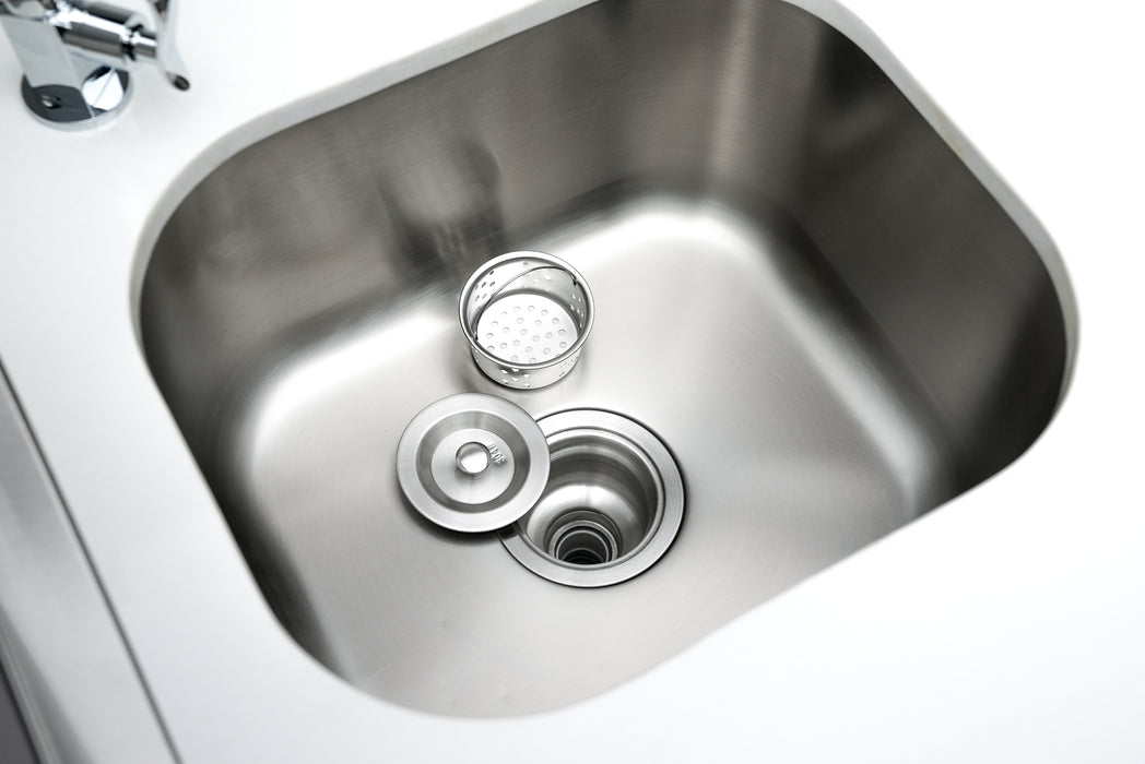 Mont Alpi 400 Deluxe BBQ Grill Island with Beverage Center, Kegerator, Kamado Module & Extra Drawer Storage - MAi400-DKEGBEVKAMDR