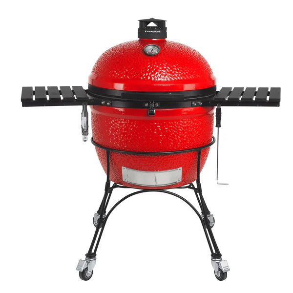 Kamado Joe Big Joe II  24-Inch Grill w/ Cart, Side Shelves, Heat Deflector & Tools w/ BJ-CBH - BJ24RHC