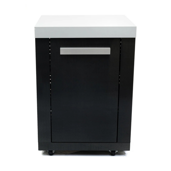 Mont Alpi Extra Storage Cabinet for Black Stainless Steel BBQ Islands - MA-EXC-BSS