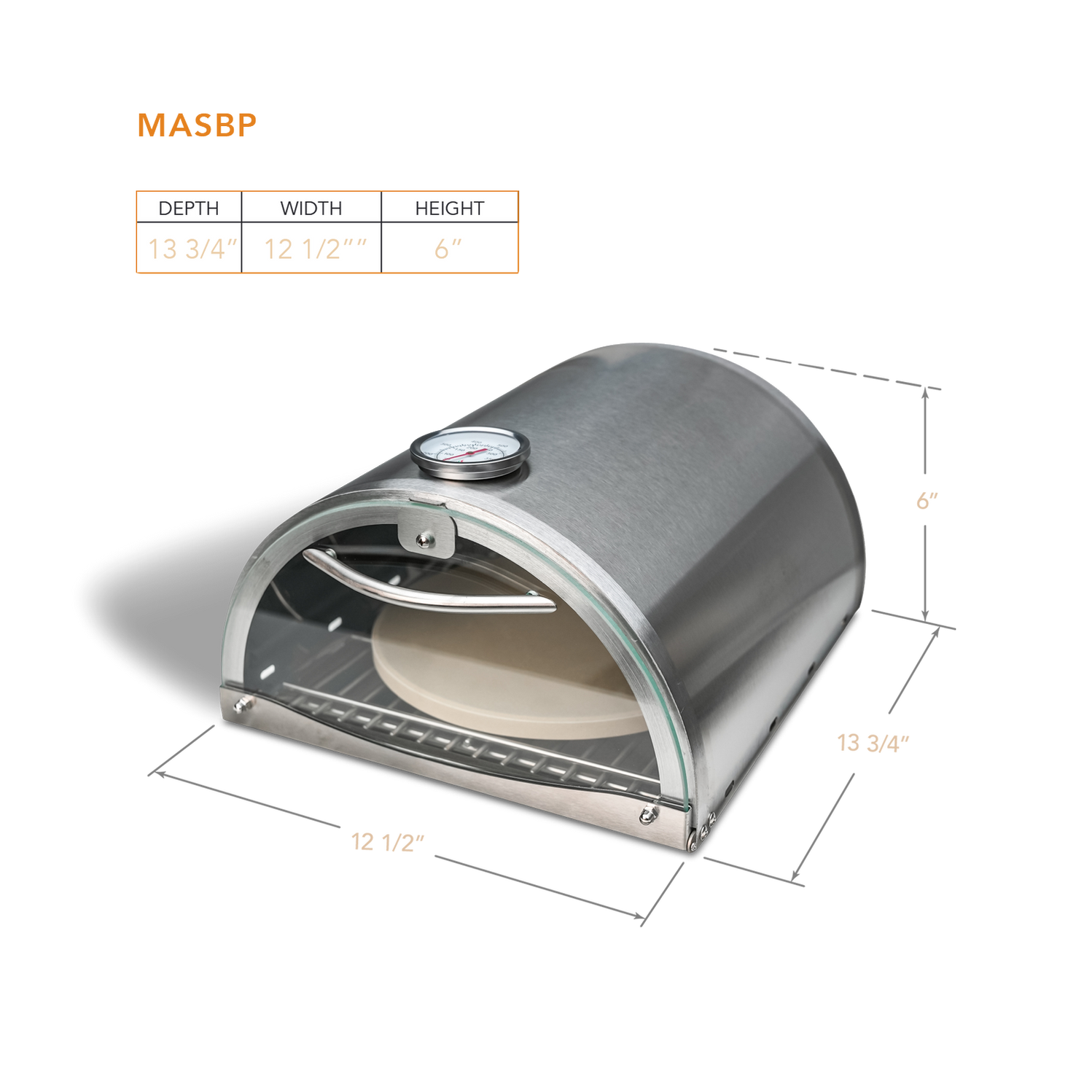 Mont Alpi Universal Side Burner Pizza Oven