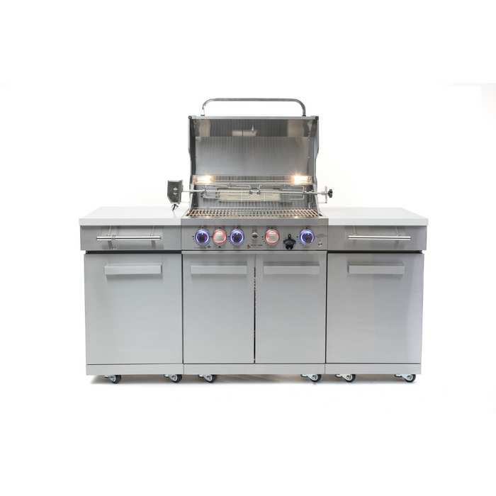 Mont Alpi 957 Stainless Steel BBQ Grill - MA-957-SS