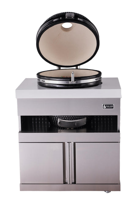 Mont Alpi Stainless Steel 18" Universal Kamado Grill Module - MA-KAM