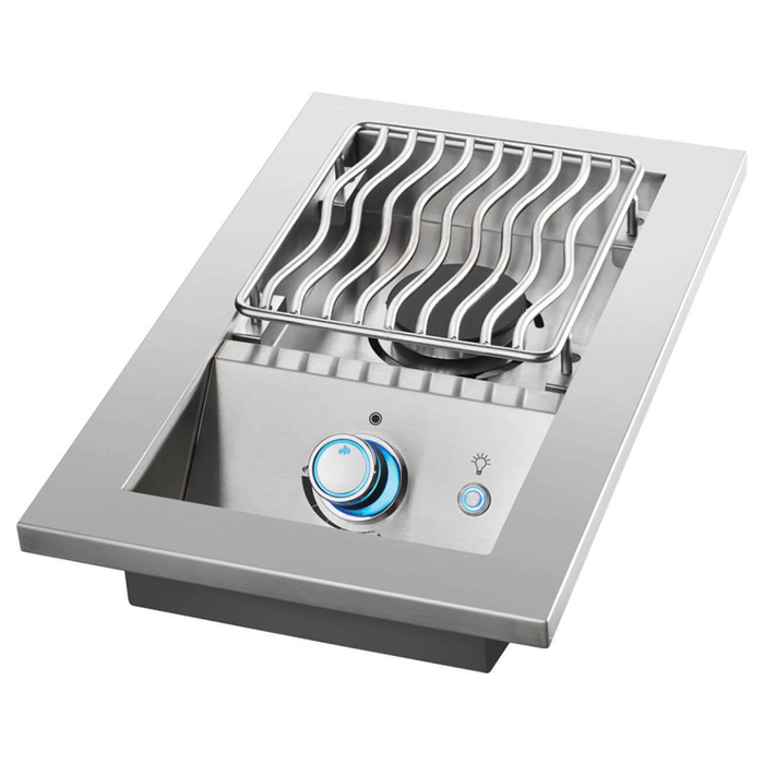 Napoleon 700 Series 10-Inch Single Range Built-In Top Burner with Stainless Steel Cover - BIB10RT