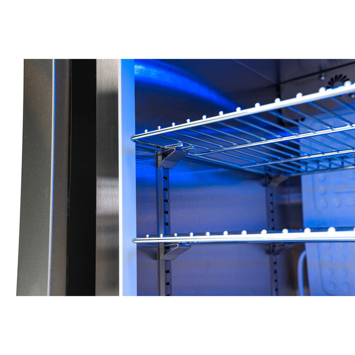 Mont Alpi 400 Deluxe BBQ Grill Island with L-Shape, Beverage Center, Kegerator, Extra Storage & Fridge - MAi400-D90KEGBEVFCXL