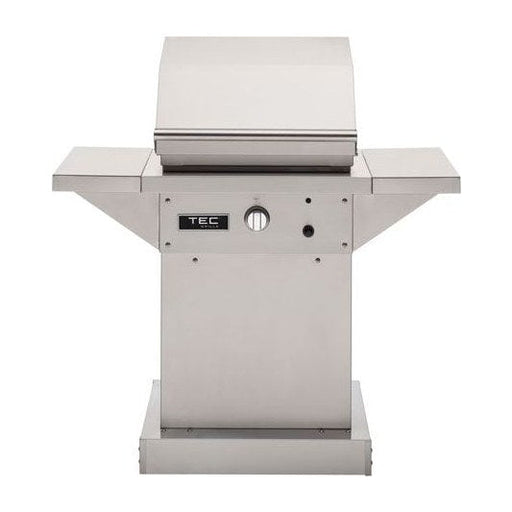 TEC Patio 1FR 26-Inch Infrared Gas Grill On Stainless Steel Pedestal