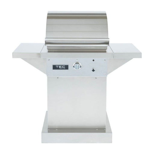 TEC Sterling Patio 1FR 26-Inch Infrared Gas Grill On Stainless Steel Pedestal