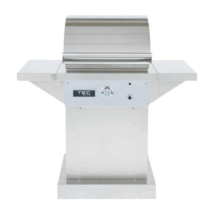 TEC Sterling Patio 1FR 26-Inch Infrared Gas Grill On Stainless Steel Pedestal