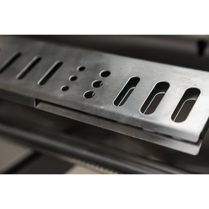 Mont Alpi 400 Deluxe BBQ Grill Island with L-Shape, Beverage Center, Kegerator, Kamado Module & Extra Drawer Storage - MAi400-D90KEGBEVKAMDR