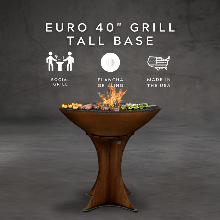 Arteflame Classic 40" Grill - Tall Euro Base