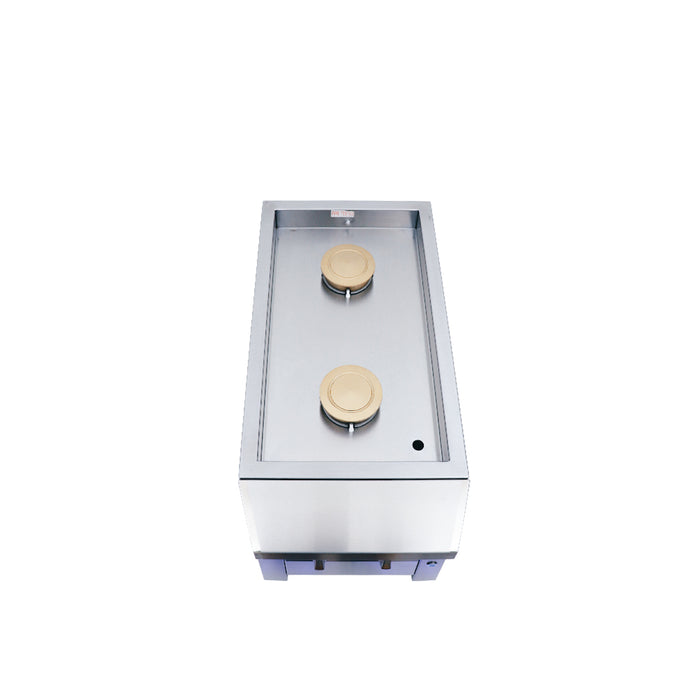 American Renaissance Grill ARG Double Side burner. Natural Gas. - ASBSSB