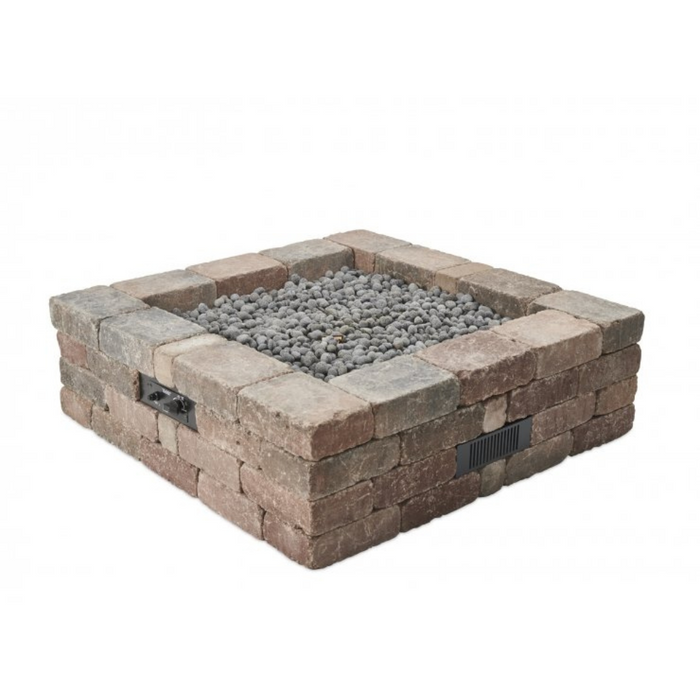 The Outdoor Greatroom Company Bronson Block Square Gas Fire Pit Kit (BRON5151-K)