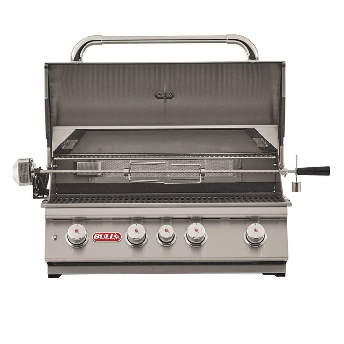 Bull Grills 30-Inch Angus 4-Burner Stainless Steel Built-In Gas Grill (47628/9)