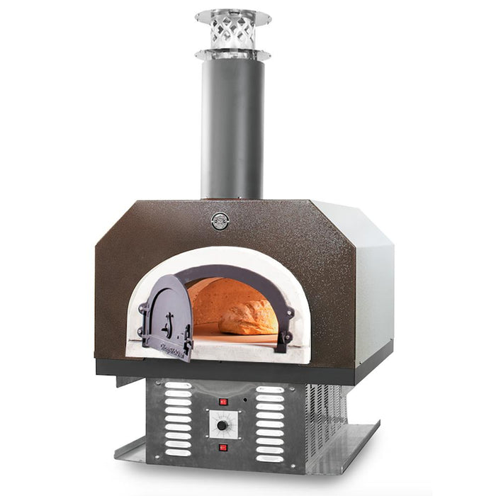 Chicago Brick Oven 750 Countertop Hybrid Gas & Wood Fired Pizza Oven with Skirt