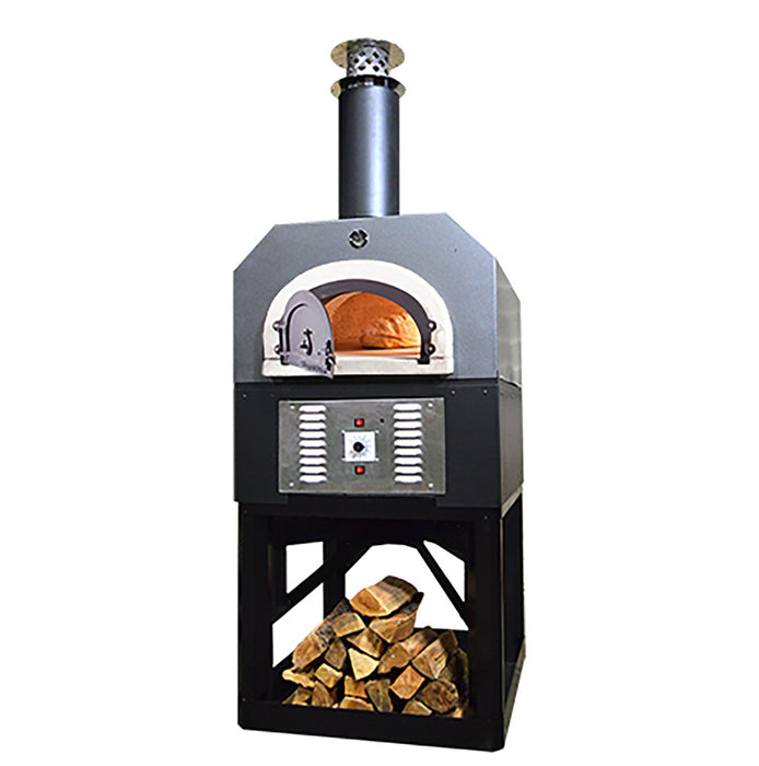 Chicago Brick Oven 750 Hybrid Gas & Wood Fired Pizza Oven on Stand