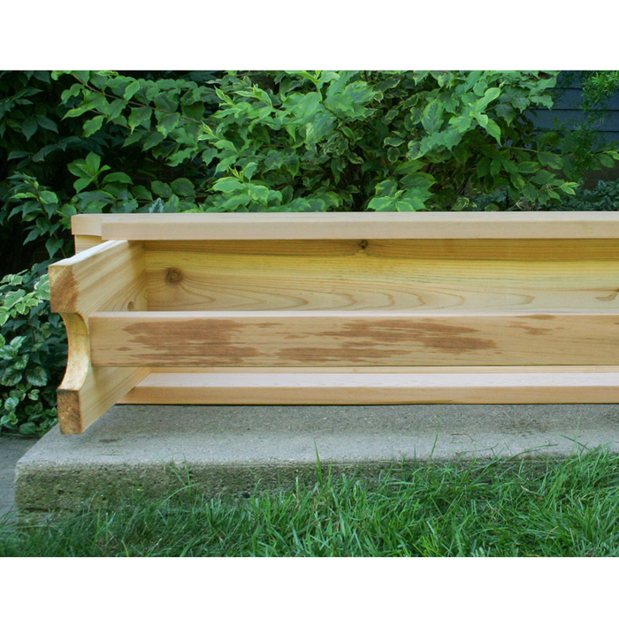 Creekvine Designs 5' Cedar 1805 Traditional Heavy Duty Bench