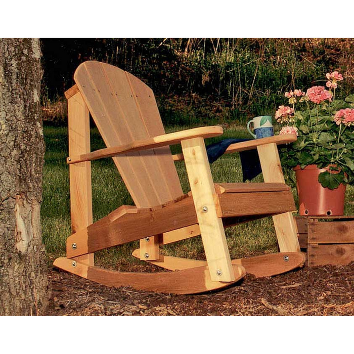 Creekvine Designs Cedar Adirondack Rocking Chair