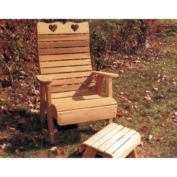 Creekvine Designs Cedar Royal Country Hearts Patio Chair
