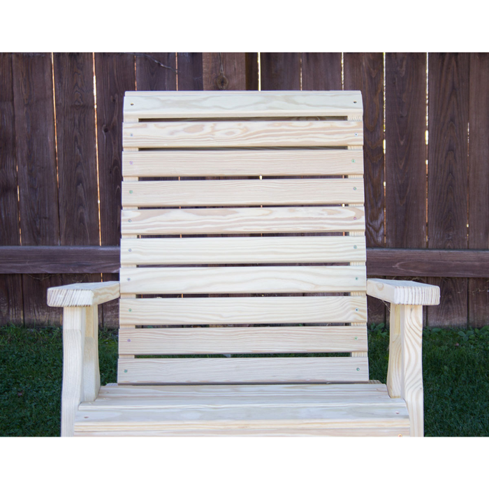 Creekvine Designs Treated Pine Rollback Rocking Chair