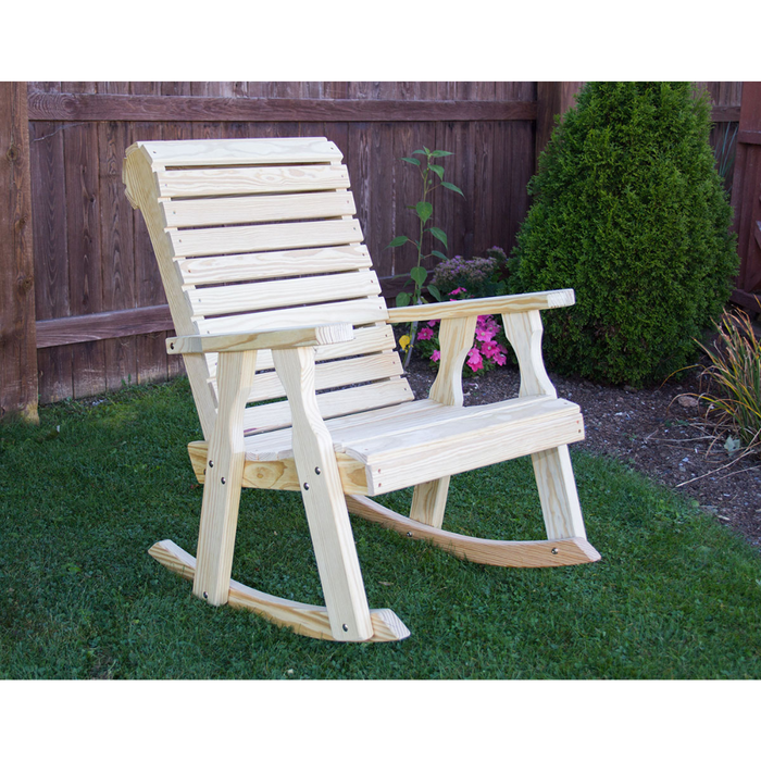 Creekvine Designs Treated Pine Rollback Rocking Chair