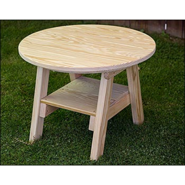 Creekvine Designs Treated Pine Round Table