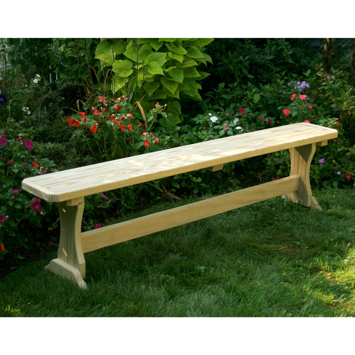 Creekvine Designs Treated Pine Trestle Garden Bench