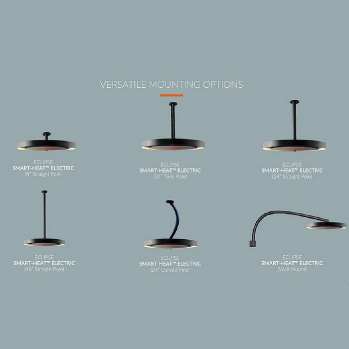 Bromic Eclipse Electric Ceiling Pole