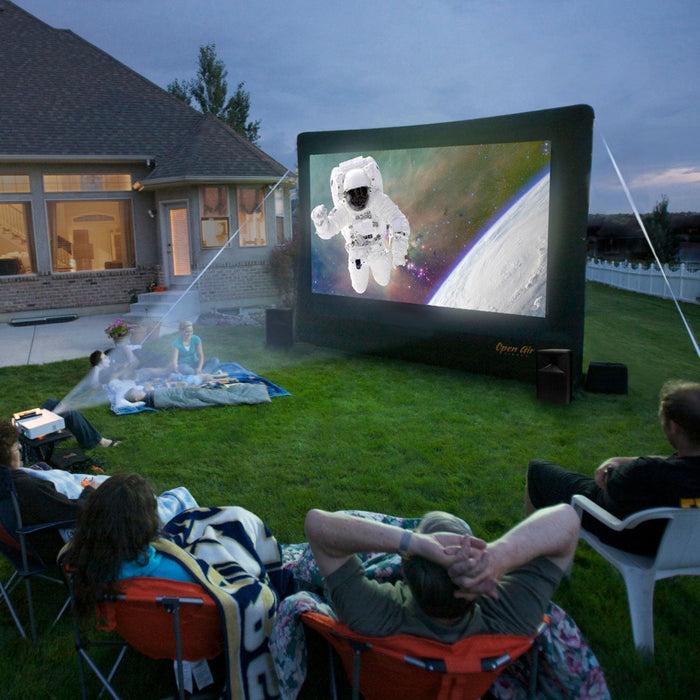 Open Air Cinema Home Outdoor Movie Screen Kit