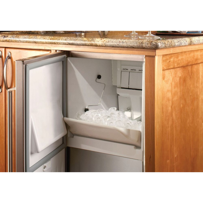 Perlick 15-Inch Indoor/Outdoor Undercounter Clear Ice Maker - ADA Compliant (H50IMS/H50IMW-AD)