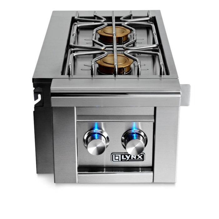 Lynx Professional Cart Mounted Double Side Burner