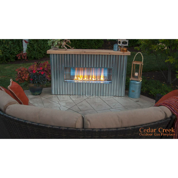 RCS Cedar Creek Outdoor Gas Fireplace (Ready-to-Finish)