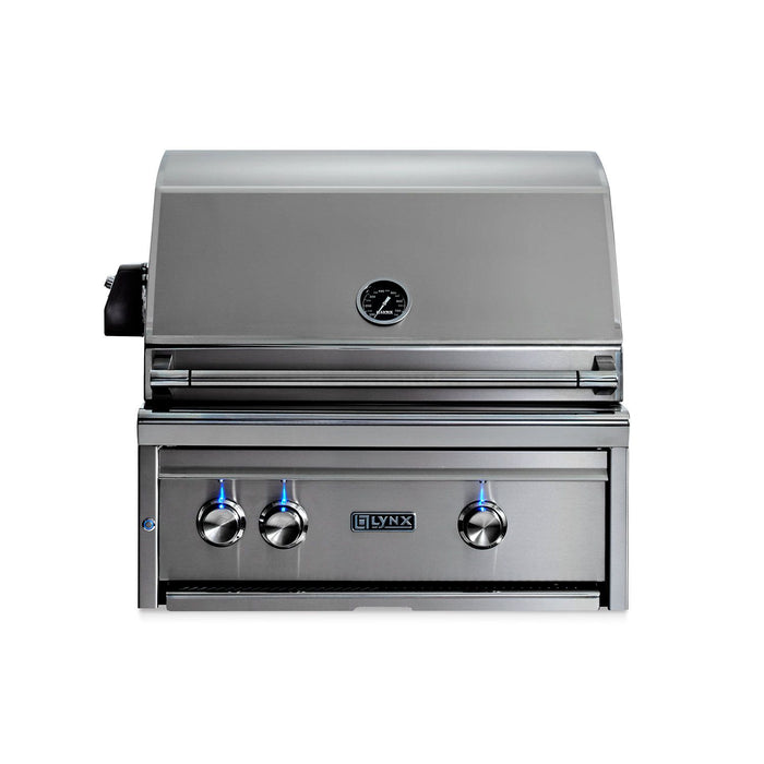 Lynx 27-Inch Built-In Professional Gas Grill with 1 Ceramic & 1 Trident Infrared Burner (L27TR-LP/NG)