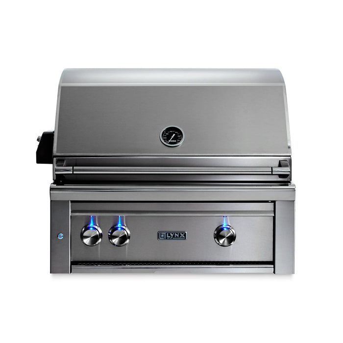 Lynx 30-Inch Built-In Professional Gas Grill with 1 Ceramic & 1 Trident Infrared Burner (L30TR-LP/NG)