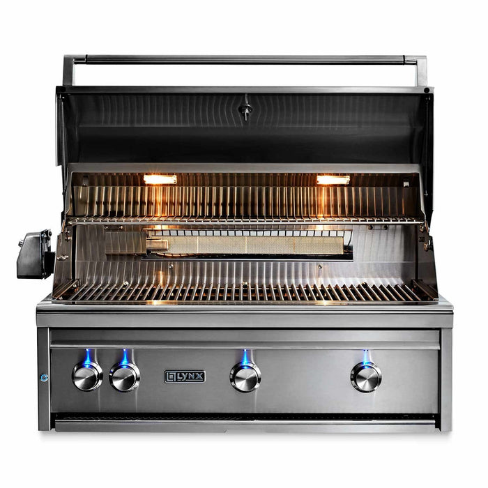 Lynx 36-Inch Built-In Professional Gas Grill with All Trident Infrared Burners (L36ATR-LP/NG)