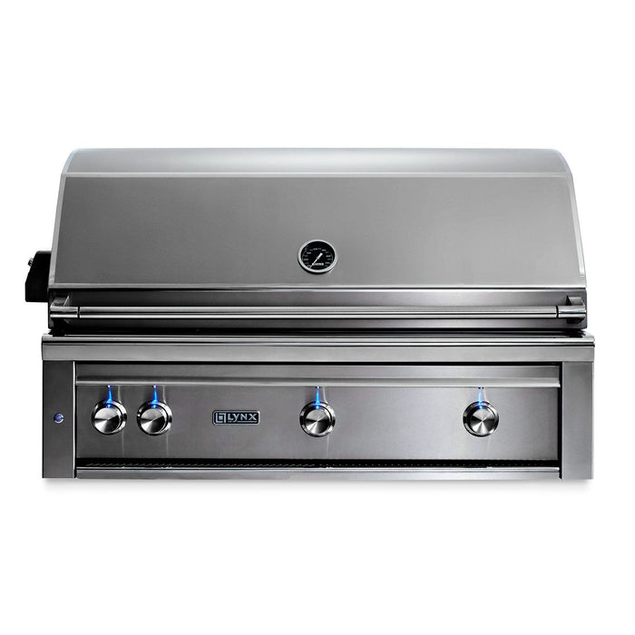 Lynx 42-Inch Built-In Professional Gas Grill with 2 Ceramic & 1 Trident Infrared Burners (L42TR-LP/NG)