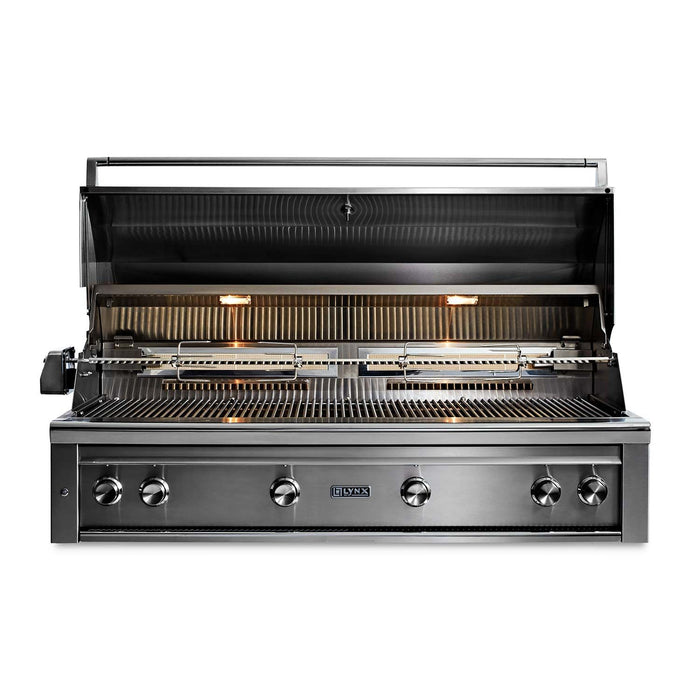 Lynx 54-Inch Built-In Professional Gas Grill with 3 Ceramic & 1 Trident Infrared Burners (L54TR-LP/NG)