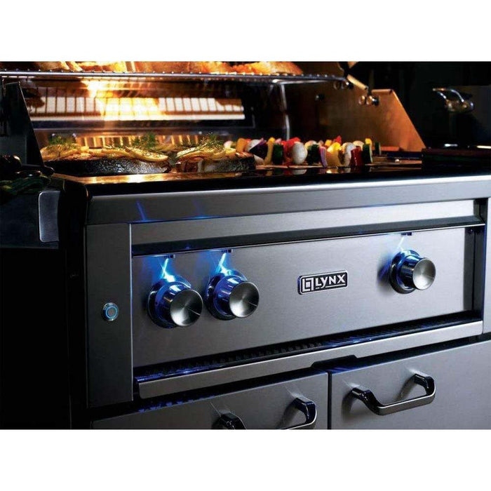 Lynx 36-Inch Built-In Professional Gas Grill with All Trident Infrared Burners (L36ATR-LP/NG)