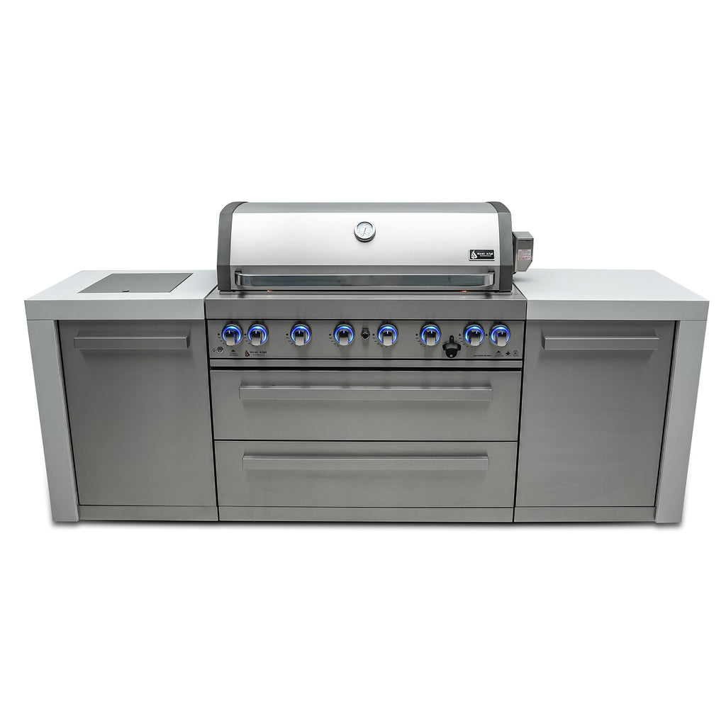 Mont Alpi 805 Deluxe BBQ Grill Island - MAi805-D