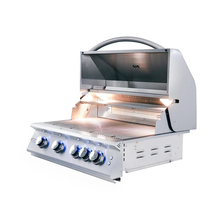 RCS Premier Series 32" Built-In Gas Grill with Rear Infrared Burner