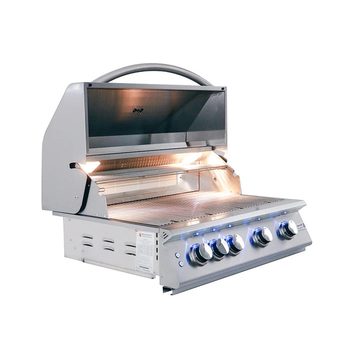 RCS Premier Series 32" Built-In Gas Grill with Rear Infrared Burner
