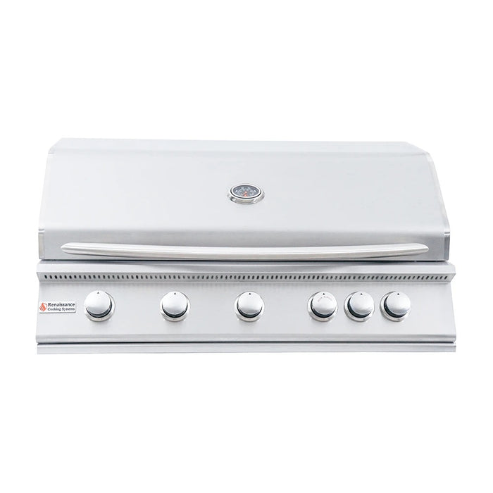 RCS Premier Series 40" Built-In Gas Grill with Rear Infrared Burner