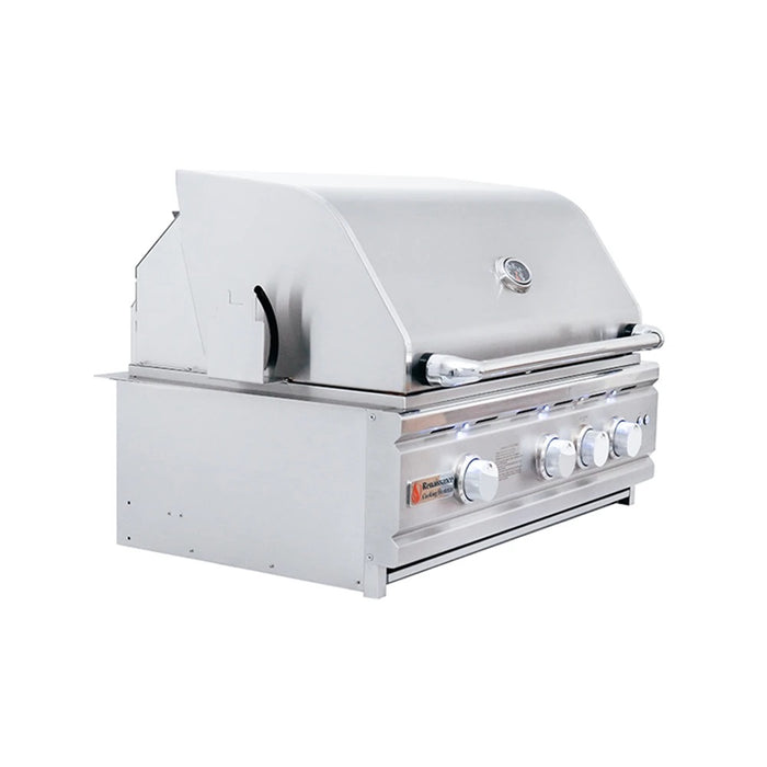 RCS Cutlass Pro 30" Built-In Gas Grill with Rear Infrared Burner