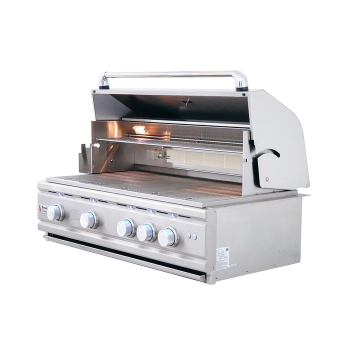 RCS Cutlass Pro 38" Built-In Gas Grill with Rear Infrared Burner