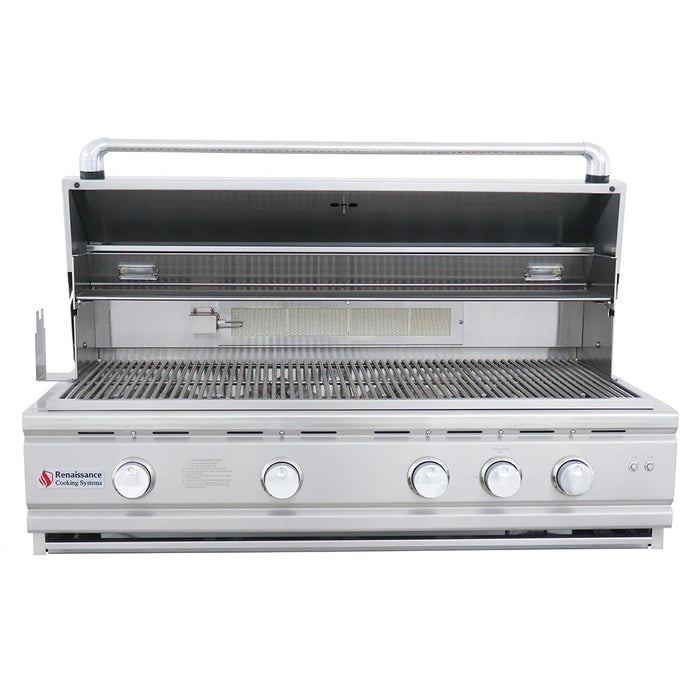 RCS Cutlass Pro 42" Built-In Gas Grill with Rear Infrared Burner
