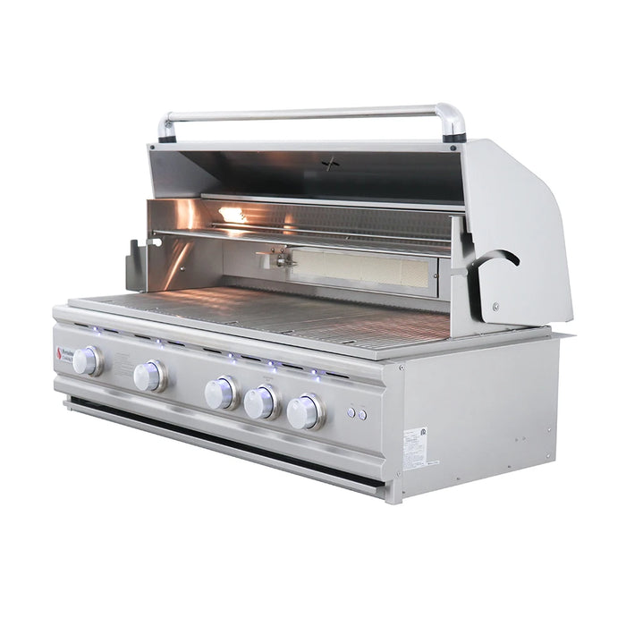 RCS Cutlass Pro 42" Built-In Gas Grill with Rear Infrared Burner