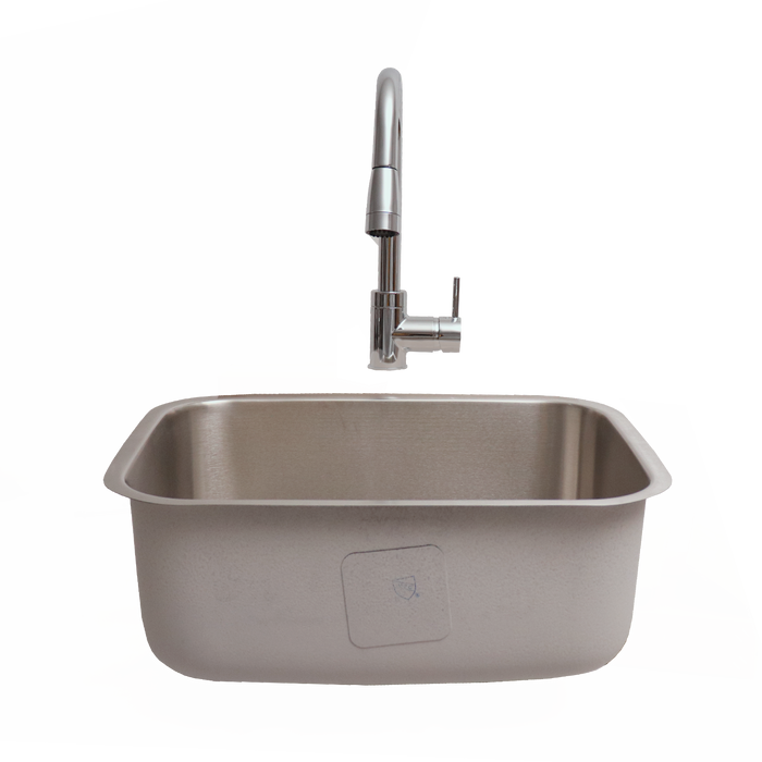 RCS Stainless Steel Undermount Sink & Faucet - RSNK2
